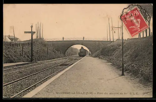 AK Combs-la-Ville, Pont du chemin de Fer