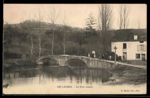 AK Venarey-les-Laumes, Le Pont romain