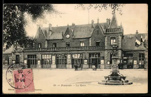 AK Beauvais, La Gare