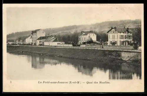 AK La Ferté-sous-Jouarre, Quai des Moulins