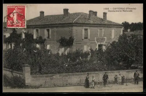 AK Cavignac /Gironde, Gendarmerie Nationale