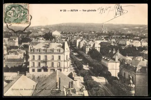 AK Autun, Vue panoramique