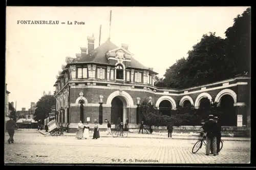 AK Fontainebleau, la Poste