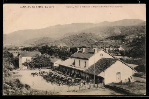 AK Lamalou-les-Bains, La Gare