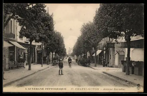 AK Chatel-Guyon, L`Auvergne Pittoresque, Avenue Baraduc