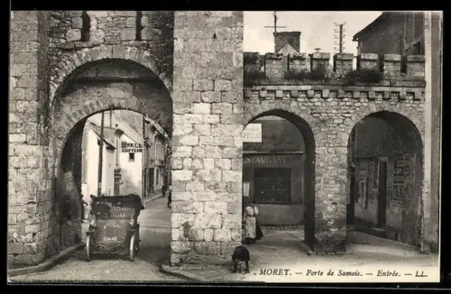 AK Moret, Porte de Samois, Entrée