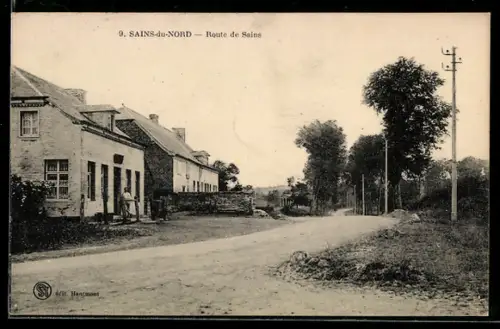 AK Sains-du-Nord, Route de Sains