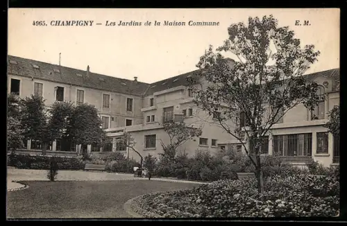 AK Champigny, Les Jardins de la Maison Commune