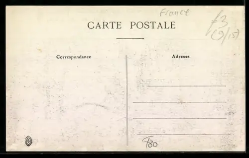 AK Beauval, Rue du Bourg, Strassenpartie