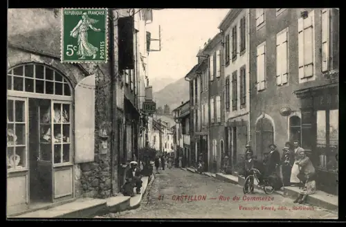 AK Castillon, Rue du Commerce