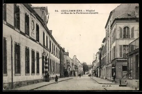 AK Coulommiers, Hôpital et Rue de la Férté-sous-Jouarre