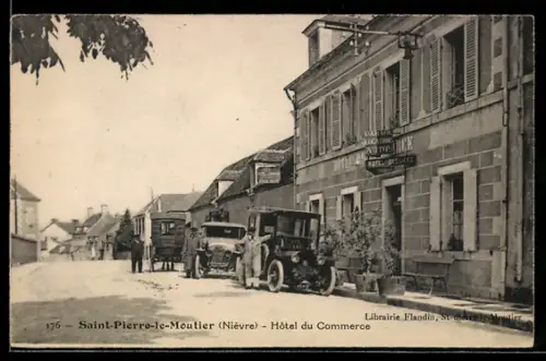 AK Saint-Pierre-le-Moutier, Hotel Clouard, Rue de Livry