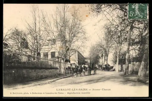 AK Lamalou-les-Bains, Avenue Charcot