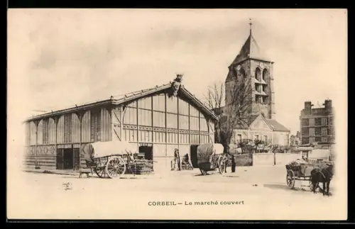 AK Corbeil, Le marchè couvert