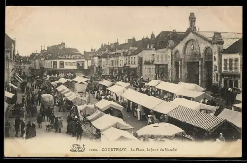 AK Courtenay, La Place, Un jour de marché