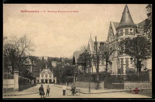 AK Montmorency, Avenue Emilie et la Gare