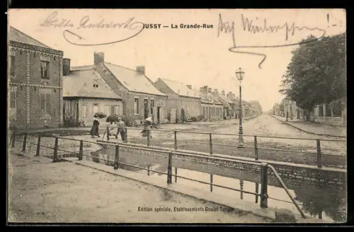 AK Jussy, La Grande-Rue