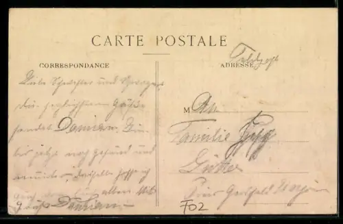 AK Jussy, La Grande-Rue