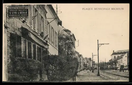 AK Saint-Cyr, Plaque Municipale Michelin
