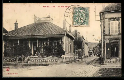 AK Aix-en-Othe, La rue Neuve