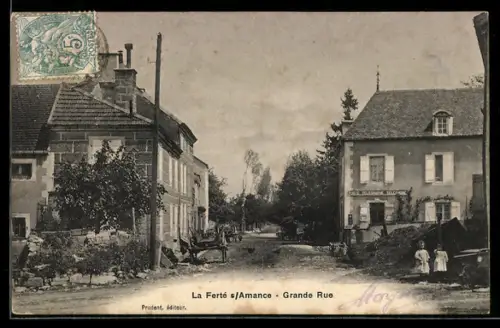 AK La Ferté-s-Amance, Grande Rue
