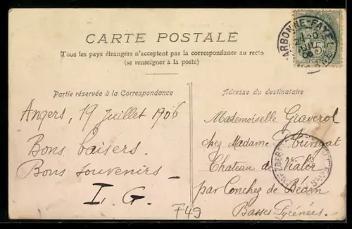 AK Angers, Rue principale