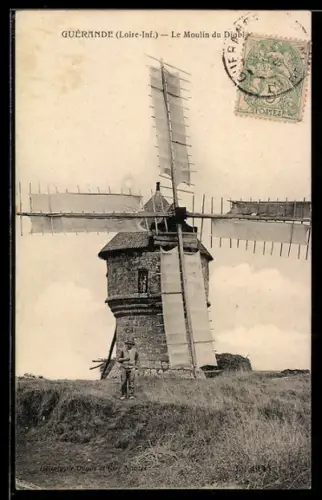 AK Guérande /Loire-Inf., Le Moulin du Diable