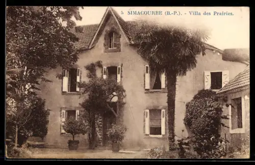 AK Simacourbe /B.-P., Villa des Prairies