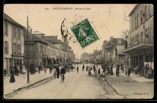 AK Sainte-Savine, Route de Sens