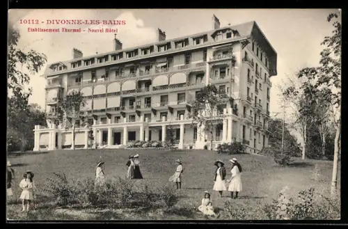 AK Divonne-les-Bains, Etablissement Thermal, Nouvel Hôtel