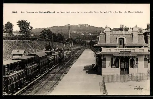AK Saint-Cloud, la nouvelle Gare, Bahnhof