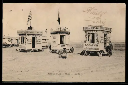 AK Malo-les Bains, Plage