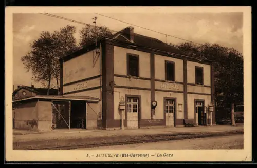 AK Auterive /Hte-Garonne, La Gare