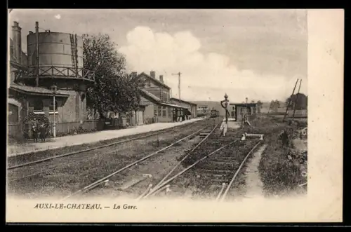 AK Auxi-le-Chateau, La Gare
