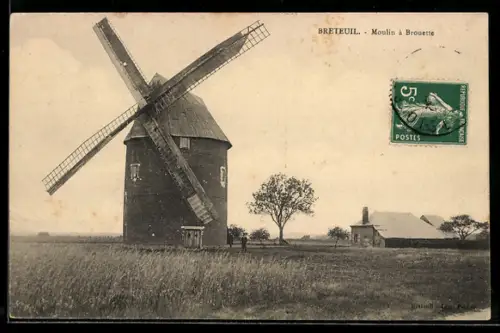 AK Breteuil, Moulin à Brouette
