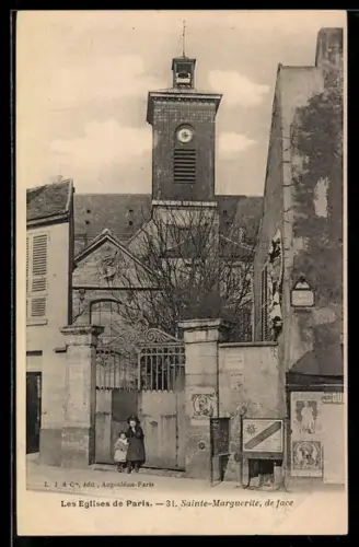 AK Paris, Sainte-Marguerite, de face