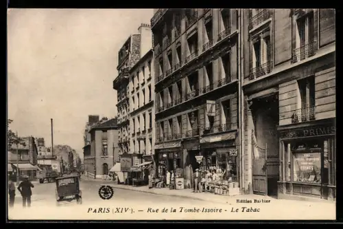 AK Paris, Rue de la Tombe-Issoire, Le Tabac
