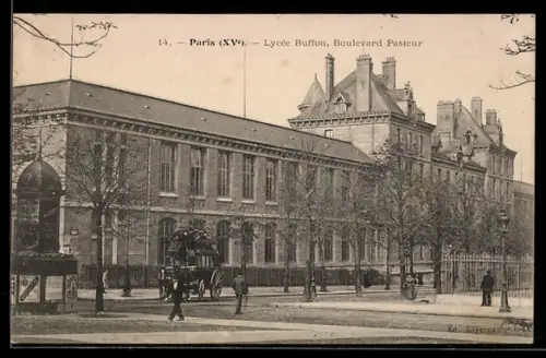 AK Paris, Lycée Buffon, Boulevard Pasteur