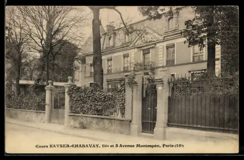 AK Paris, Cours KAYSER-CHARAVAY, 1bis et 3 Avenue Montespan
