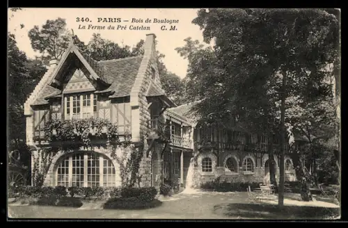 AK Paris, Bois de Boulogne, La Ferme du Pré Catelan