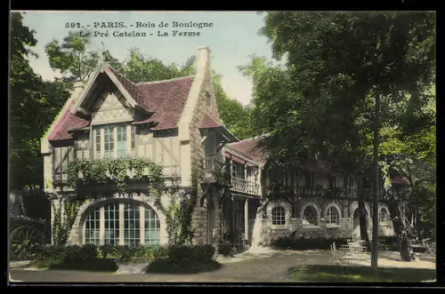 AK Paris, Bois de Boulogne, Le Pré Catelan, La Ferme