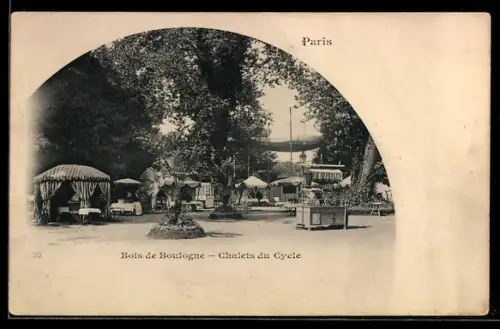 AK Paris, Bois de Boulogne, Chalets du Cycle