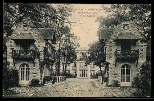 AK Paris, Bois de Boulogne, Ferme et Restaurant du Pré Catelan
