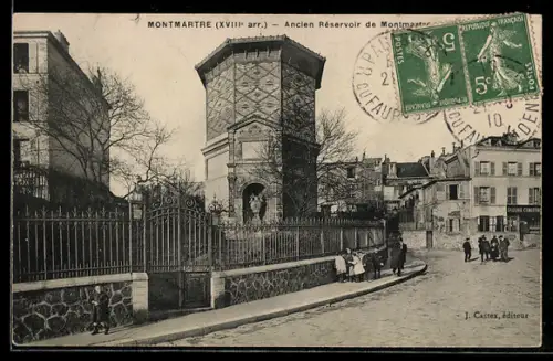 AK Paris, Montmartre, Ancien Réservoir de Montmartre