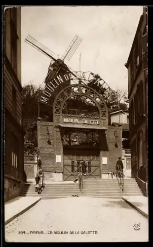 AK Paris, Le Moulin de la Galette