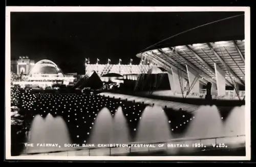 AK London, Festival of Britain 1951, South Bank Exhibition, The Fairway