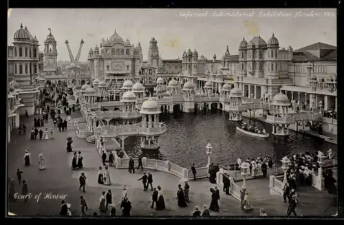 AK London, Imperial International Exhibition 1909, Court of Honour