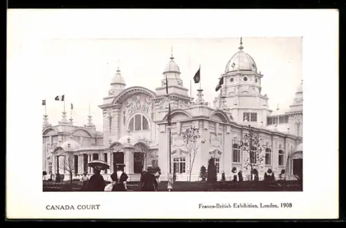 AK London, Franco-British Exhibition 1908, Canada Court