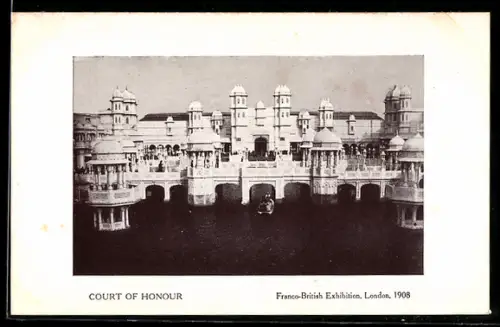 AK London, Franco-British Exhibition 1908, Court of Honour