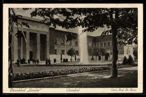 AK Düsseldorf, Gesolei Ausstellung 1926, Ehrenhof